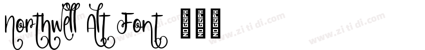 Northwell Alt Font字体转换 Northwell Alt Font字体转换